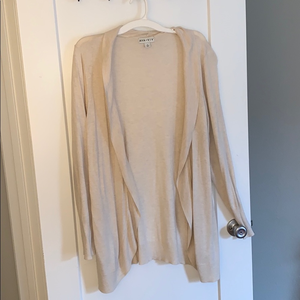 Cream cardigan